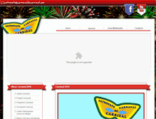 Tablet Screenshot of carnavaldecarrizal.com